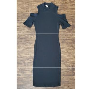 Cold shoulder bodycon dress